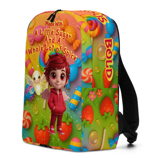 "Made with Sugar and Spice" Minimalist Backpack-Little Legends Edition