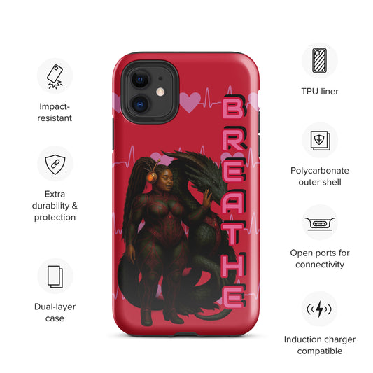"BREATHE" Tough Case for iPhone®