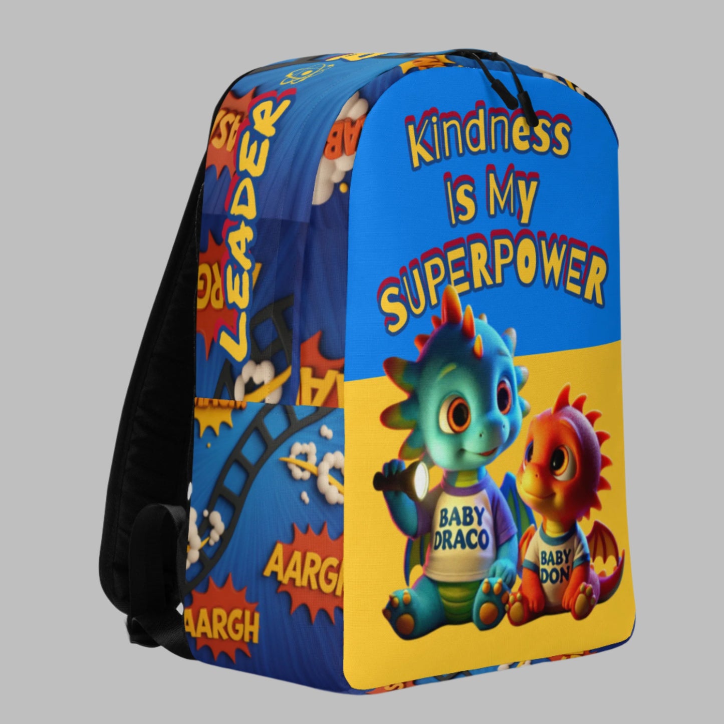 "Kindness Is My Superpower" Minimalist Backpack-Little Legends Edition