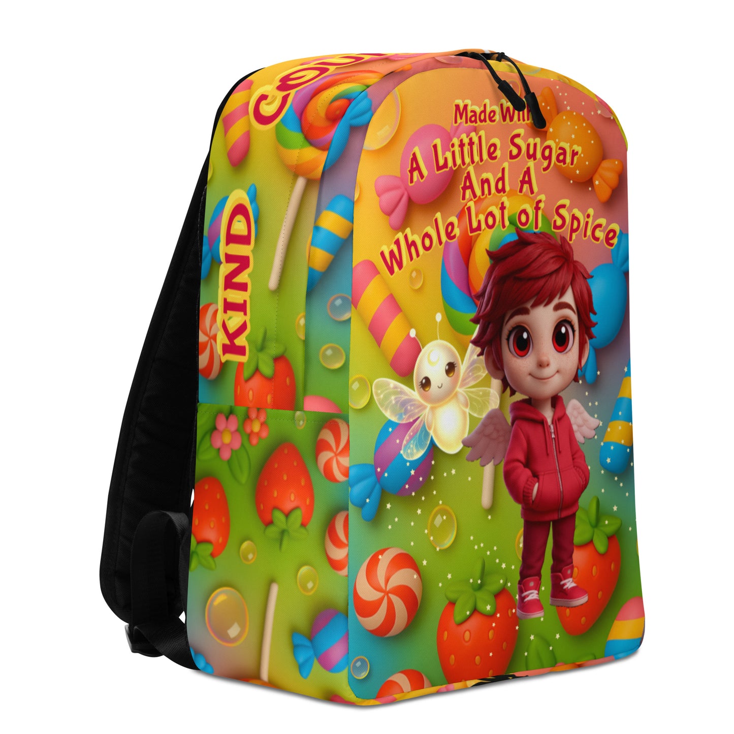"Made with Sugar and Spice" Minimalist Backpack-Little Legends Edition