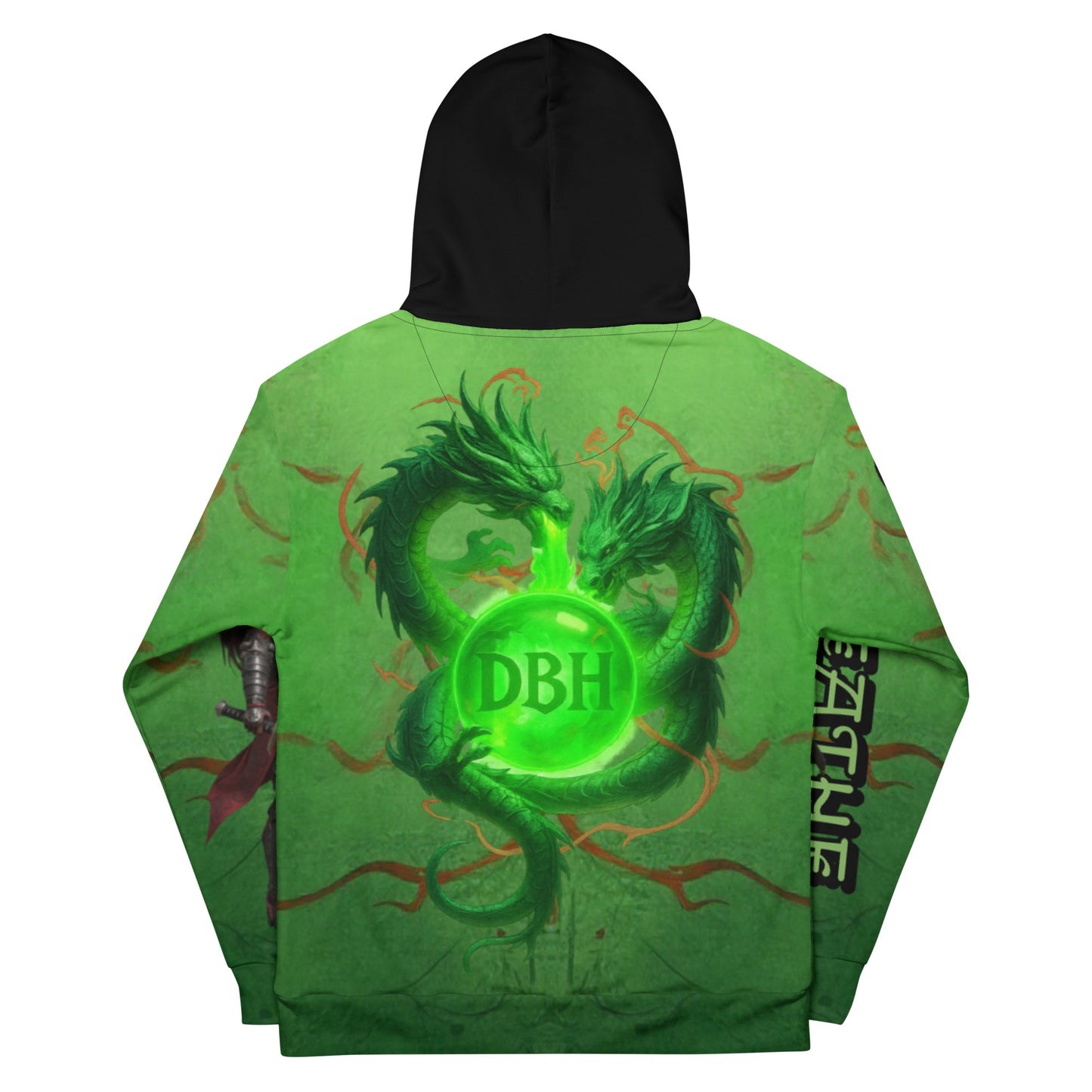 “BREATHE” Warrior & Dragon Hoodie