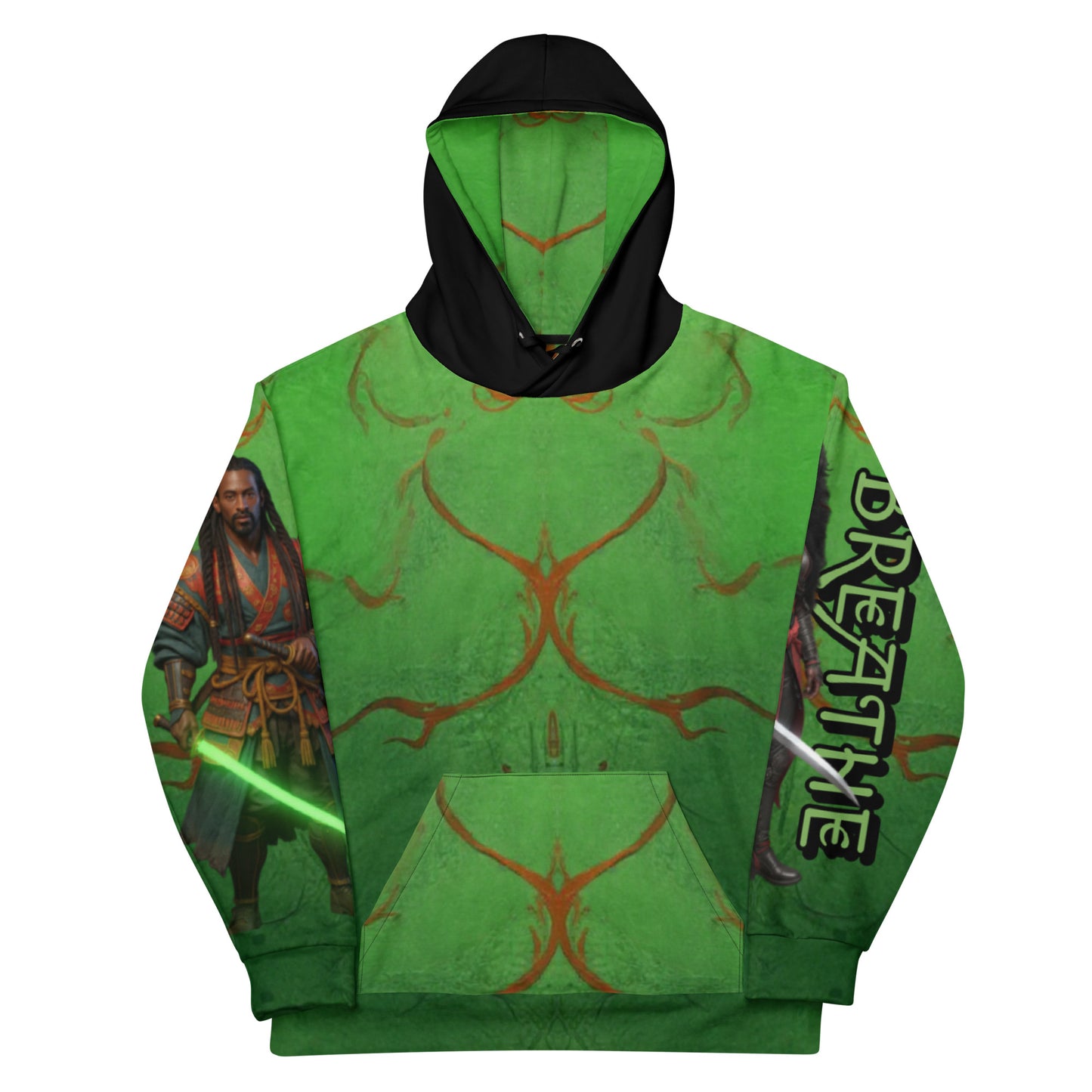 “BREATHE” Warrior & Dragon Hoodie