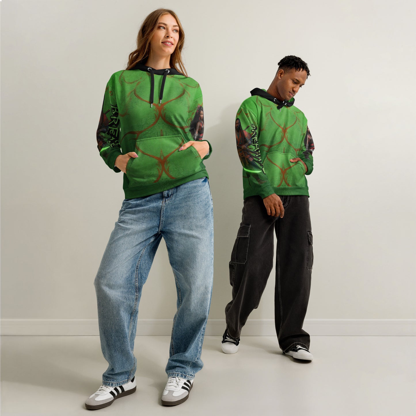 “BREATHE” Warrior & Dragon Hoodie