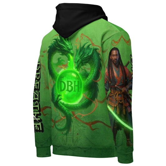“BREATHE” Warrior & Dragon Hoodie